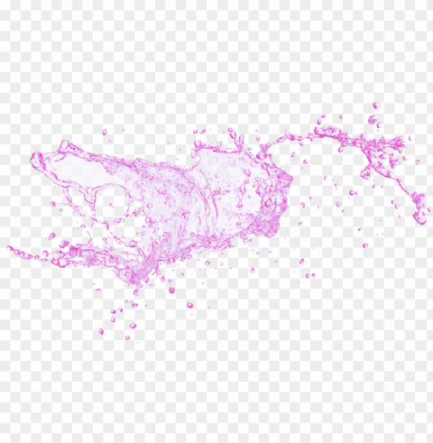 Colorful Water Splash PNG Without Background