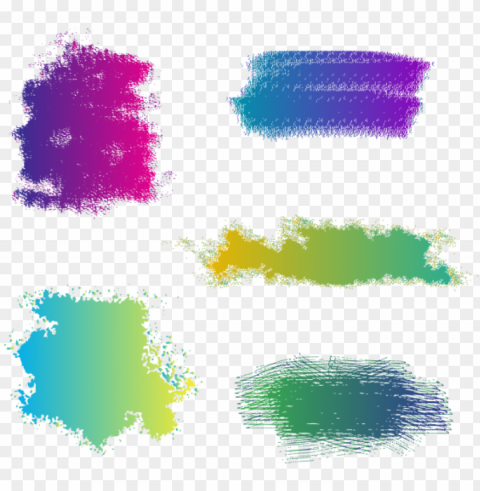 colorful watercolor brush stroke vector colorful - watercolor painti PNG images with transparent backdrop