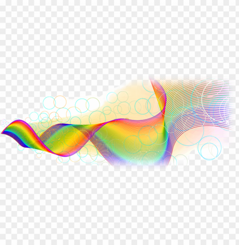 colorful waves PNG Image with Transparent Isolation