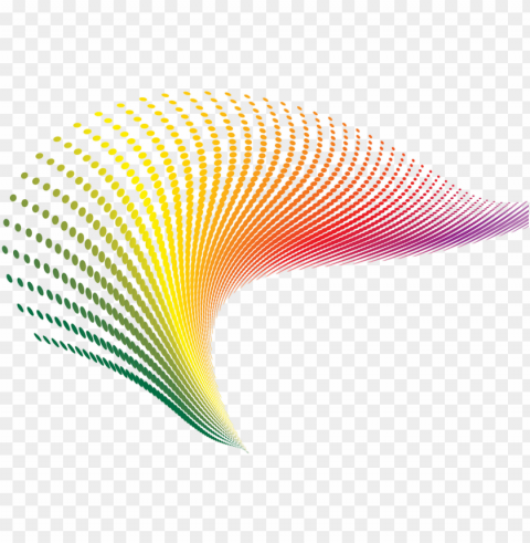 colorful waves PNG images for printing