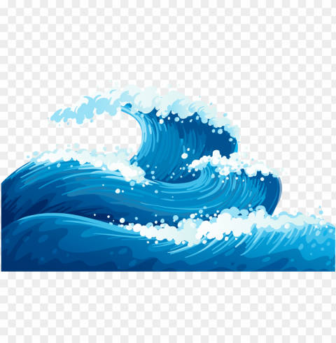colorful waves Clear PNG file