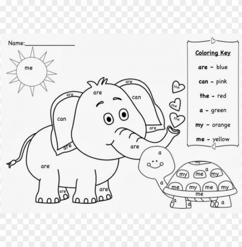 Coloring Pages Color Words Transparent PNG Images Extensive Variety