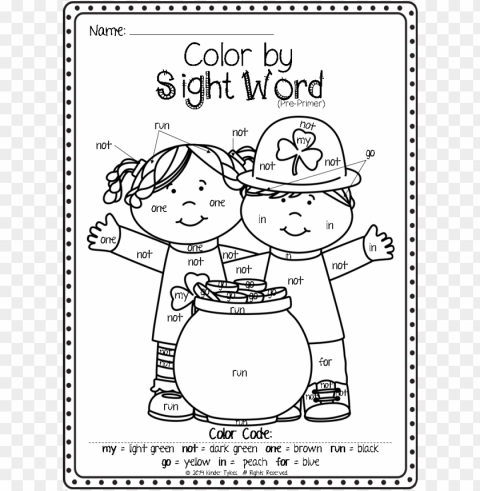 coloring pages color words Clear Background Isolation in PNG Format