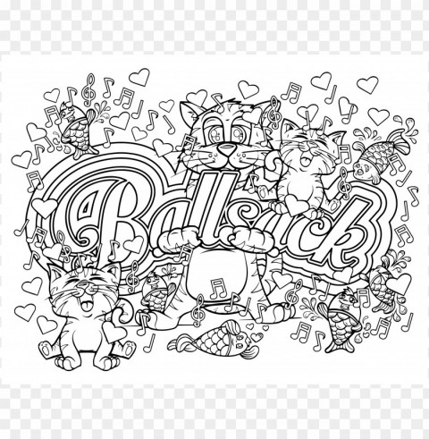 coloring pages color words Clear background PNG graphics