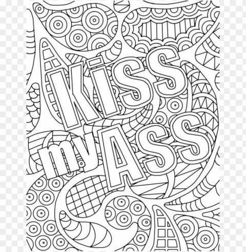 Coloring Pages Color Words Clear Background PNG Images Diverse Assortment