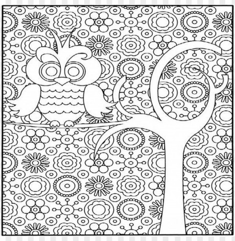 coloring pages for teenagers difficult color by number Isolated Element in Clear Transparent PNG