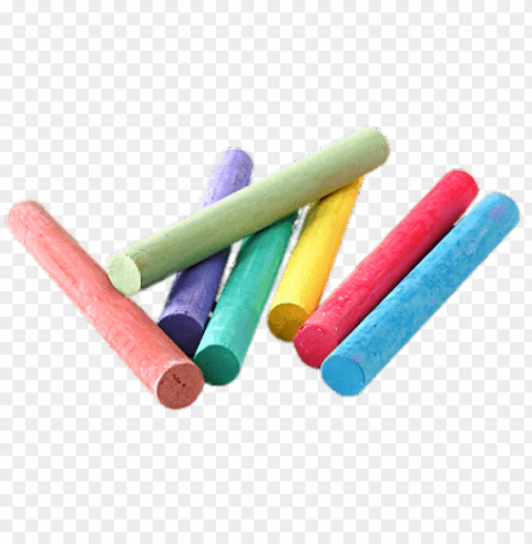 coloured chalk sticks PNG images with no fees