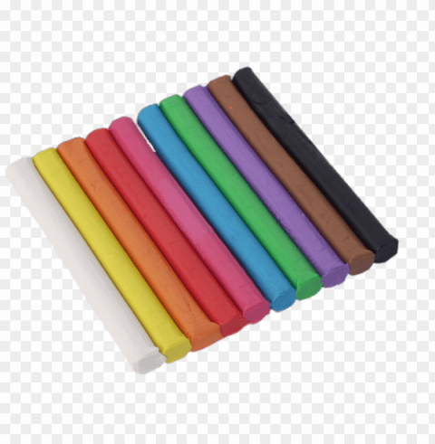 coloured plasticine sticks Transparent PNG images collection