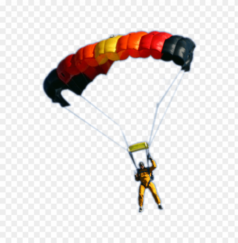 colourful parachute PNG with Isolated Transparency