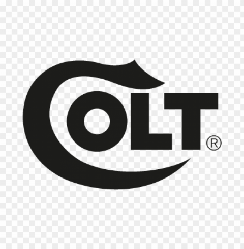 colt vector logo Isolated Item on Transparent PNG Format