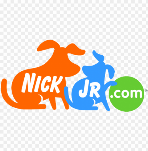 com logo - nick jr old logo Transparent Background Isolated PNG Icon