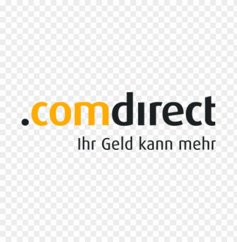 comdirect bank vector logo ClearCut Background PNG Isolated Item