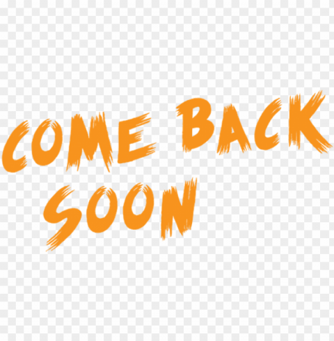 come back soon PNG design elements