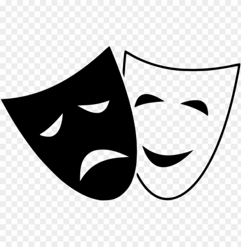 comedy mask - comedy and tragedy masks PNG images with alpha transparency bulk