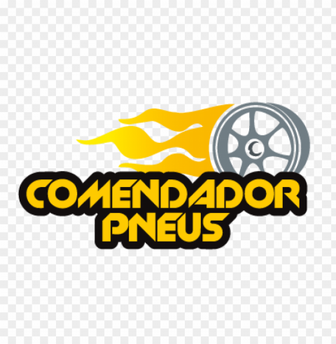 comendador pneus vector logo PNG files with transparent backdrop