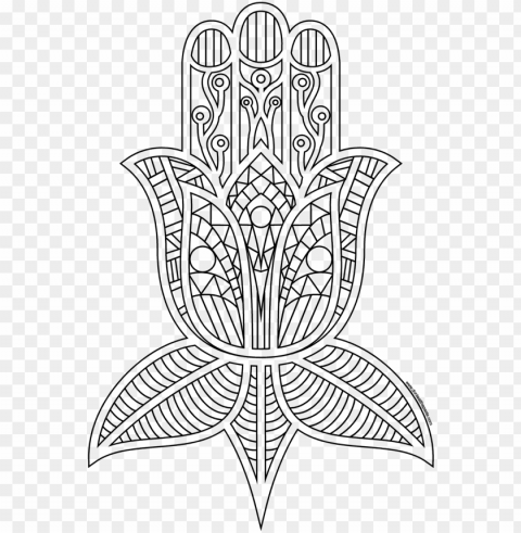 comfortable hamsa coloring pages printable coloring - hamsa coloring pages PNG images with alpha transparency wide selection PNG transparent with Clear Background ID f376de7d