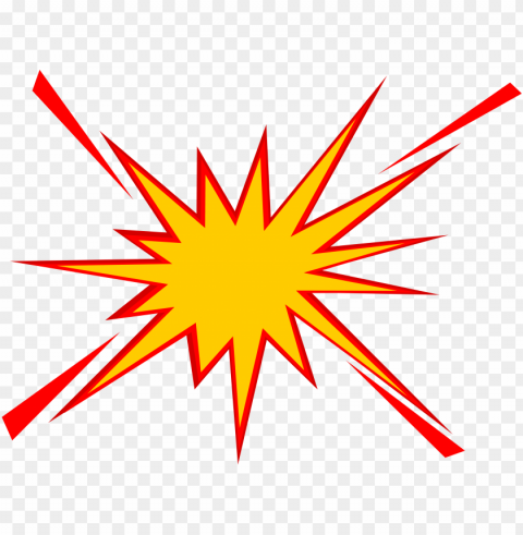 comic book explosion transparent PNG Graphic Isolated with Transparency