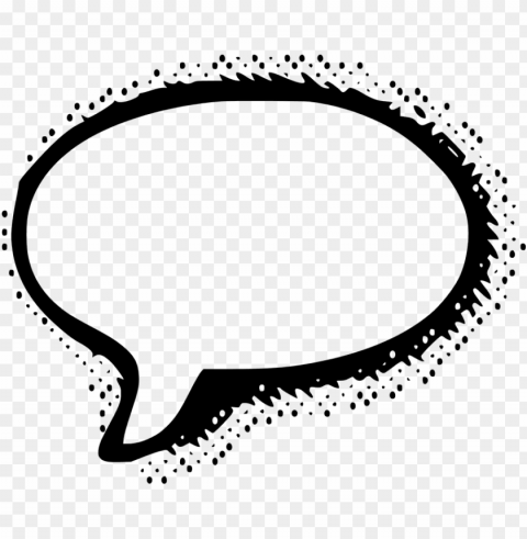 comic book speech bubble PNG Image with Clear Background Isolation