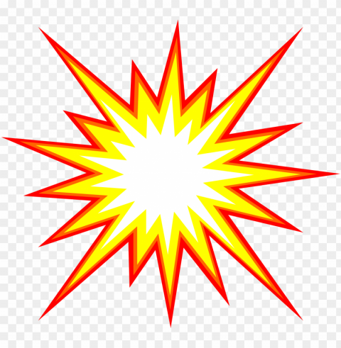 comic book star Transparent Background Isolated PNG Icon