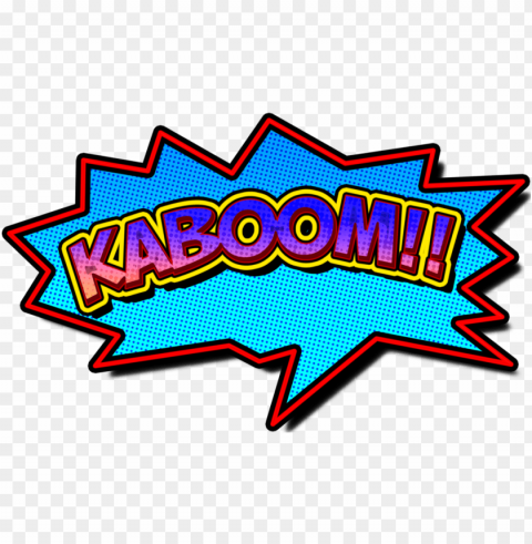 comic book themed speech bubbles - kaboom speech bubbles Clear PNG images free download