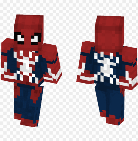 Comics Minecraft Skins - Skin Spider Man Ps4 Minecraft Free PNG Images With Alpha Transparency Compilation