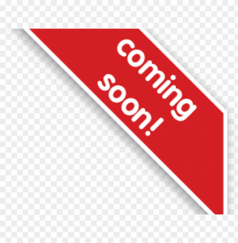 coming soon images - just listed banner PNG Graphic with Transparent Isolation