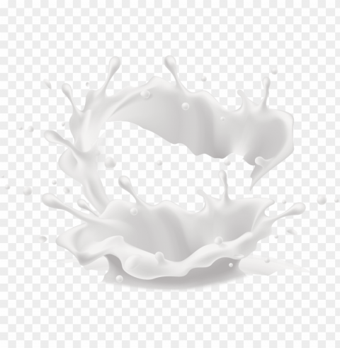 committed to complete customer satisfaction - splash milk PNG Graphic with Isolated Transparency