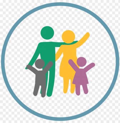 communities including families and youth - family get together Transparent Background PNG Isolated Item