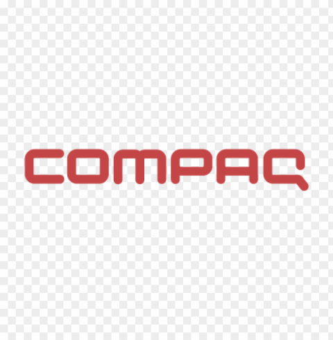 compaq 2007 vector logo PNG Graphic Isolated on Transparent Background