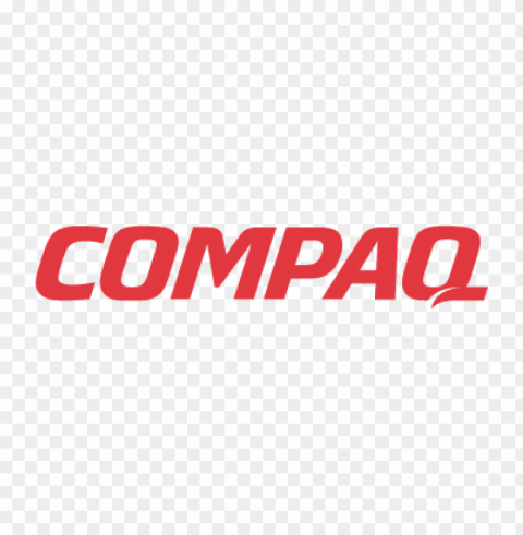 compaq eps logo vector free PNG Isolated Design Element with Clarity