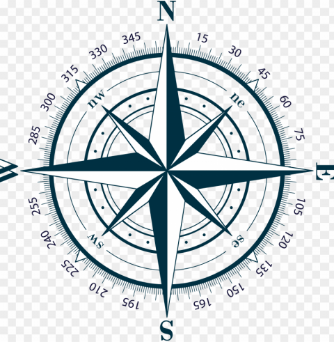 Compass Logo Transparent Background Isolation Of PNG