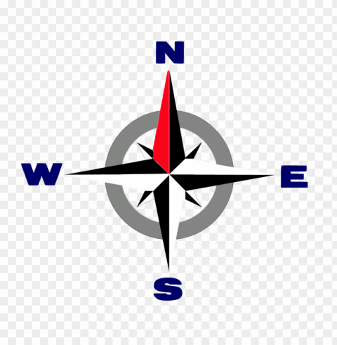 compass Clean Background Isolated PNG Art