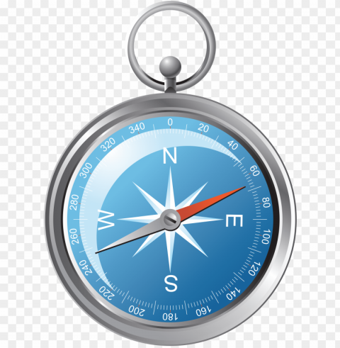 compass Clean Background Isolated PNG Graphic