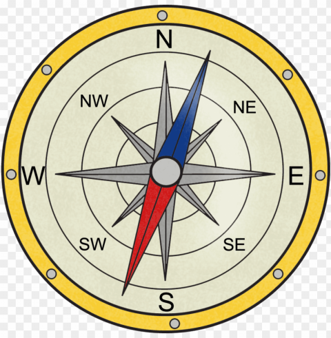 compass Clean Background PNG Isolated Art