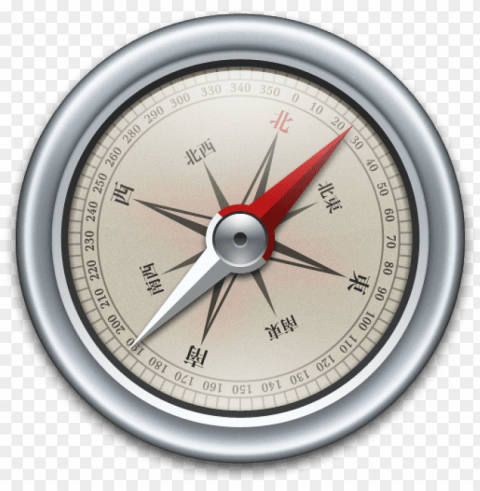 compass Clear Background Isolated PNG Graphic