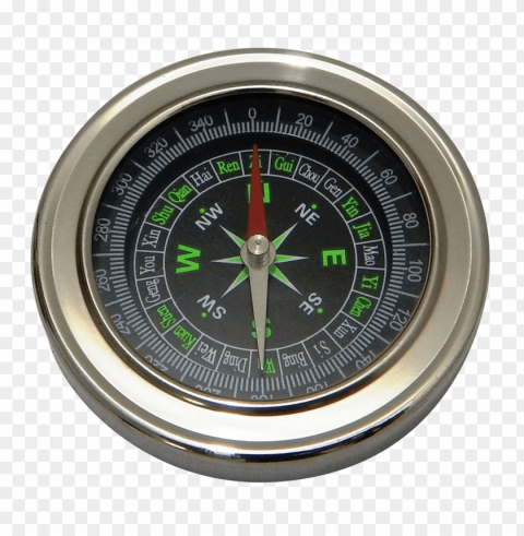 compass Clear Background Isolated PNG Icon