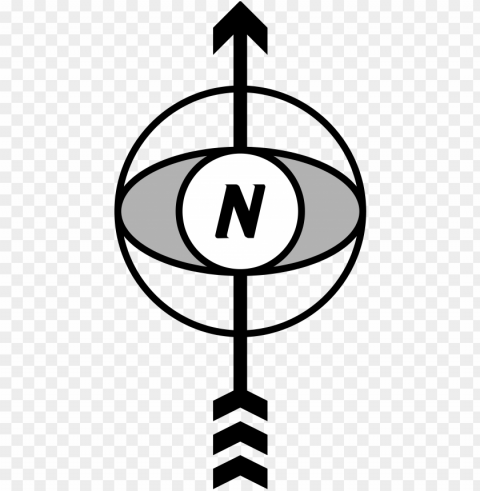 compass svg north arrow - orientation in a ma Clean Background Isolated PNG Illustration
