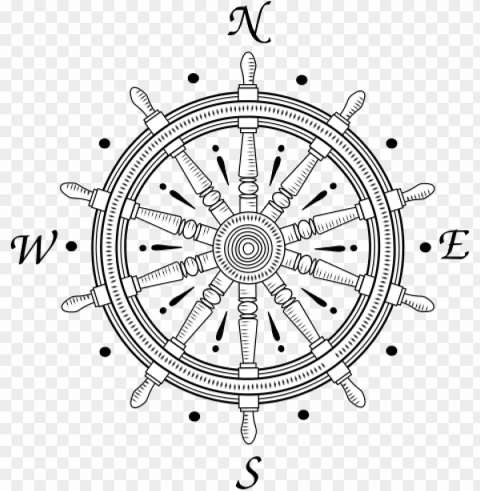 compass transparent ship - ship wheel with compass Clear PNG pictures compilation