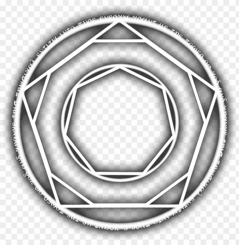 complex rune circle - beari PNG with Transparency and Isolation