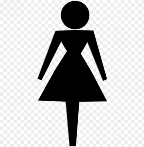 computer icons symbol female drawing logo - vector woman icon Isolated Object with Transparency in PNG