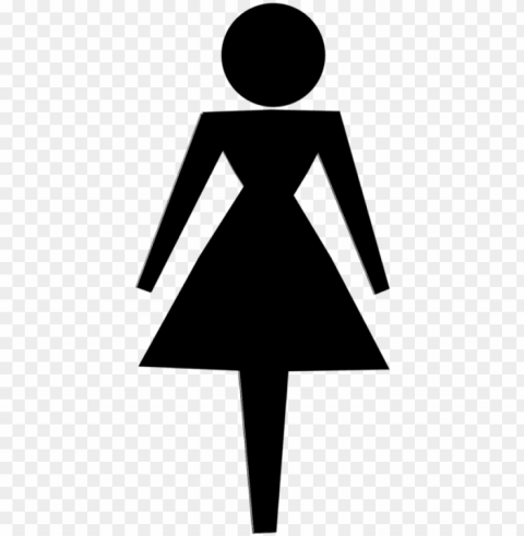 Computer Icons Symbol Female Drawing Logo - Vector Woman Icon Isolated Object With Transparency In PNG