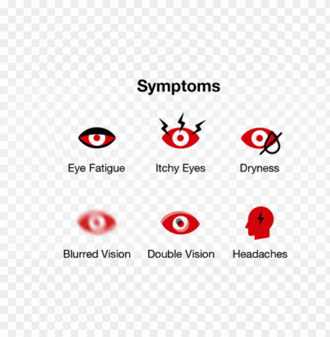 computer vision syndrome vision PNG for educational projects