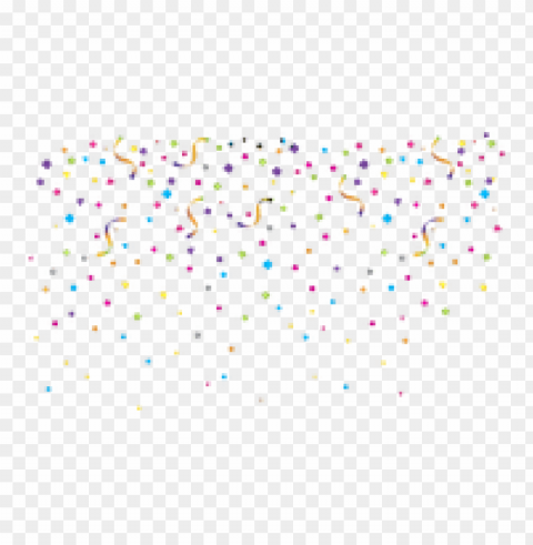 Confete 6 Transparent Background PNG Isolated Pattern