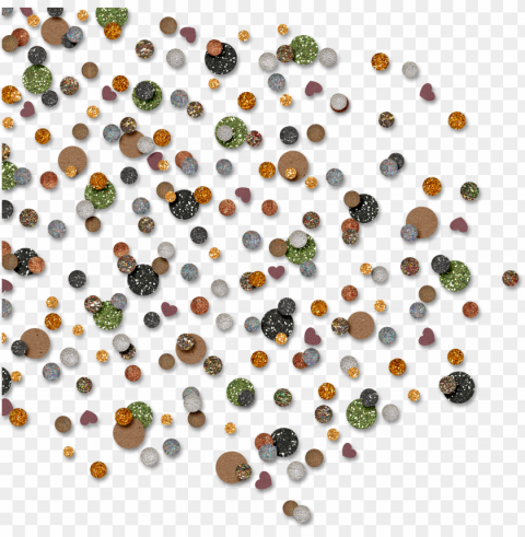 confetti corner - fruit PNG Graphic with Clear Isolation