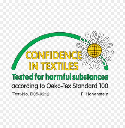 confidence in textiles logo vector free PNG photo without watermark