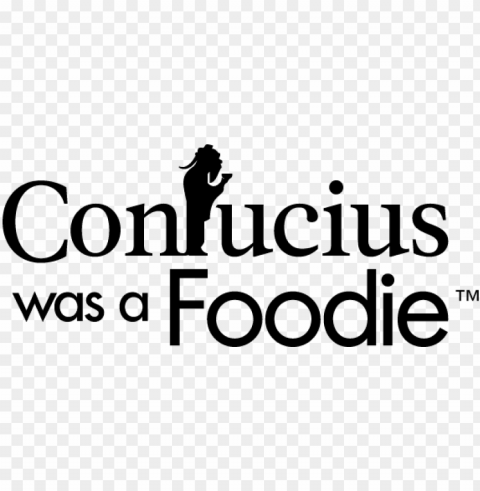 confucius was a foodie logo - confucius was a foodie Transparent background PNG stockpile assortment PNG transparent with Clear Background ID a76a0213