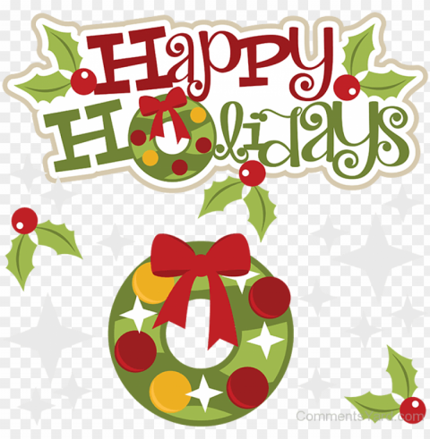 congratulations clipart holiday - transparent happy holidays clipart PNG files with no royalties