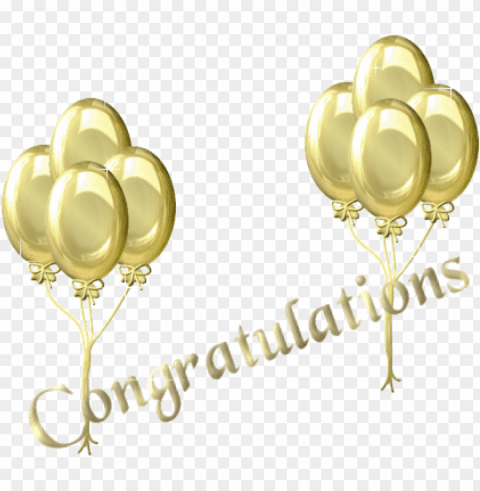 congratulations - gold congratulations balloons PNG images with transparent canvas compilation PNG transparent with Clear Background ID b5512289