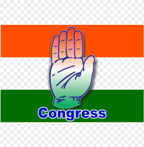 congress flag maker ichalkaranji - congress hand Clean Background Isolated PNG Object