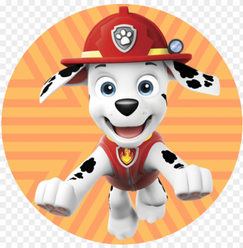 conoce a marshall de la patrulla canina - marshall paw patrol circulo Free download PNG with alpha channel extensive images